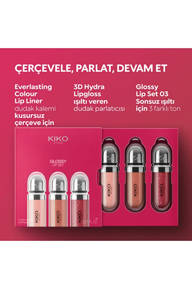 Glossy Lip Set - Dudak Parlatıcısı Seti Glossy Lip Set - Dudak Parlatıcısı Seti